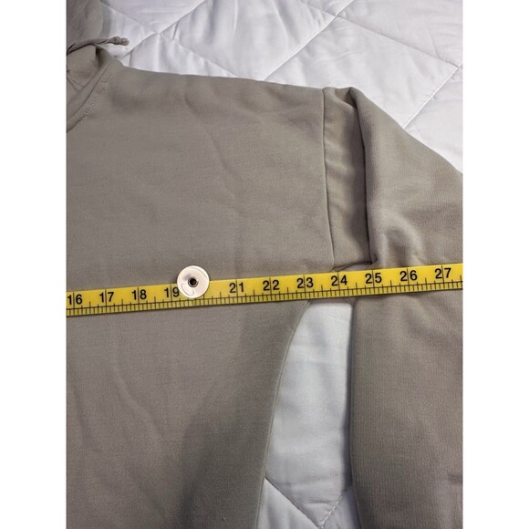 charlotte russe hooded sweatshirt Size medium Tan pullover - Picture 5 of 7